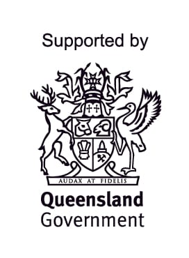 Supported by Queensland Government Logo